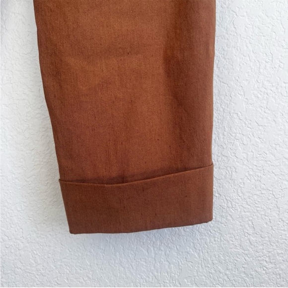 Vince Belted Cropped Linen Pants - Picture 9 of 11